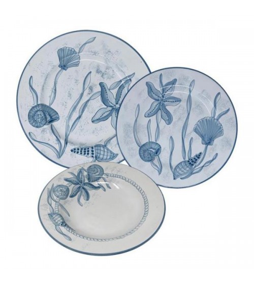 Mare Dishes Service For 4 People - Ceramica Deruta -  - 