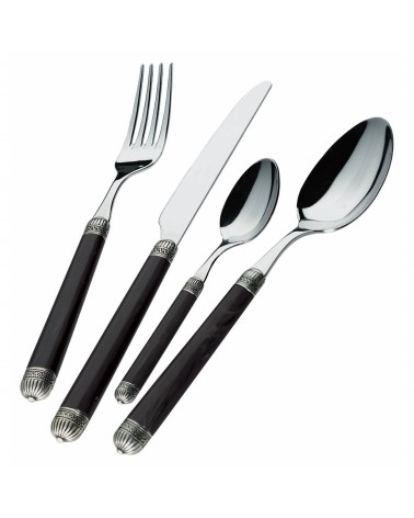 Italienisches farbiges Besteckset - Casa Bugatti - Dorico 75 Stück - 