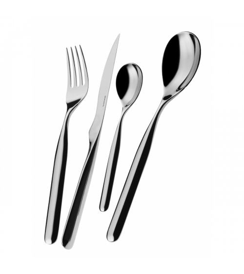 Vidal stainless steel cutlery set 75 pieces with box - Casa Bugatti -  - 8020178880343