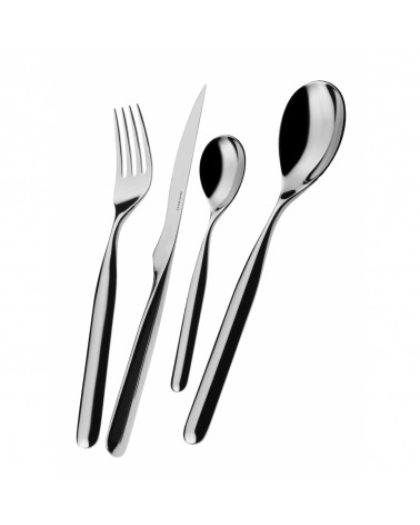 Posate in Acciaio Inox Vidal set 75 pezzi con Scatola - Casa Bugatti - 