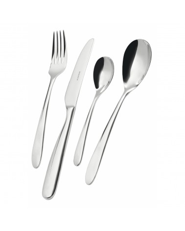 Capriccio Edelstahl Besteckset 24 teilig mit Box - Casa Bugatti - 