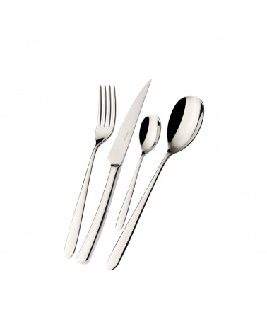 Preludio Edelstahl Besteckset 75 teilig mit Box - Casa Bugatti - 