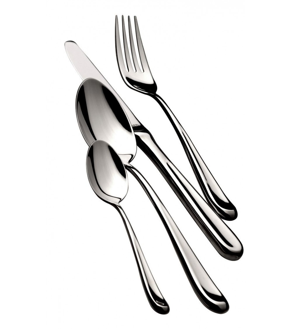 Futura stainless steel cutlery set 24 pieces with box - Casa Bugatti -  - 8020178640619