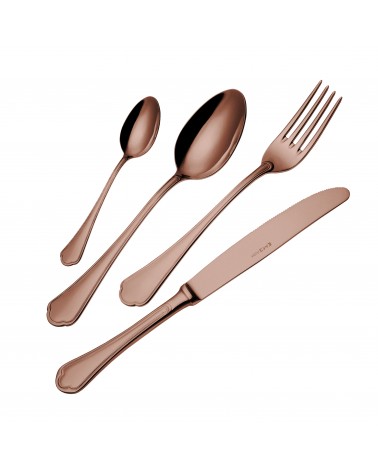 Eme Domus Chocolate PVD couverts en acier inoxydable 75 pièces avec boîte - 