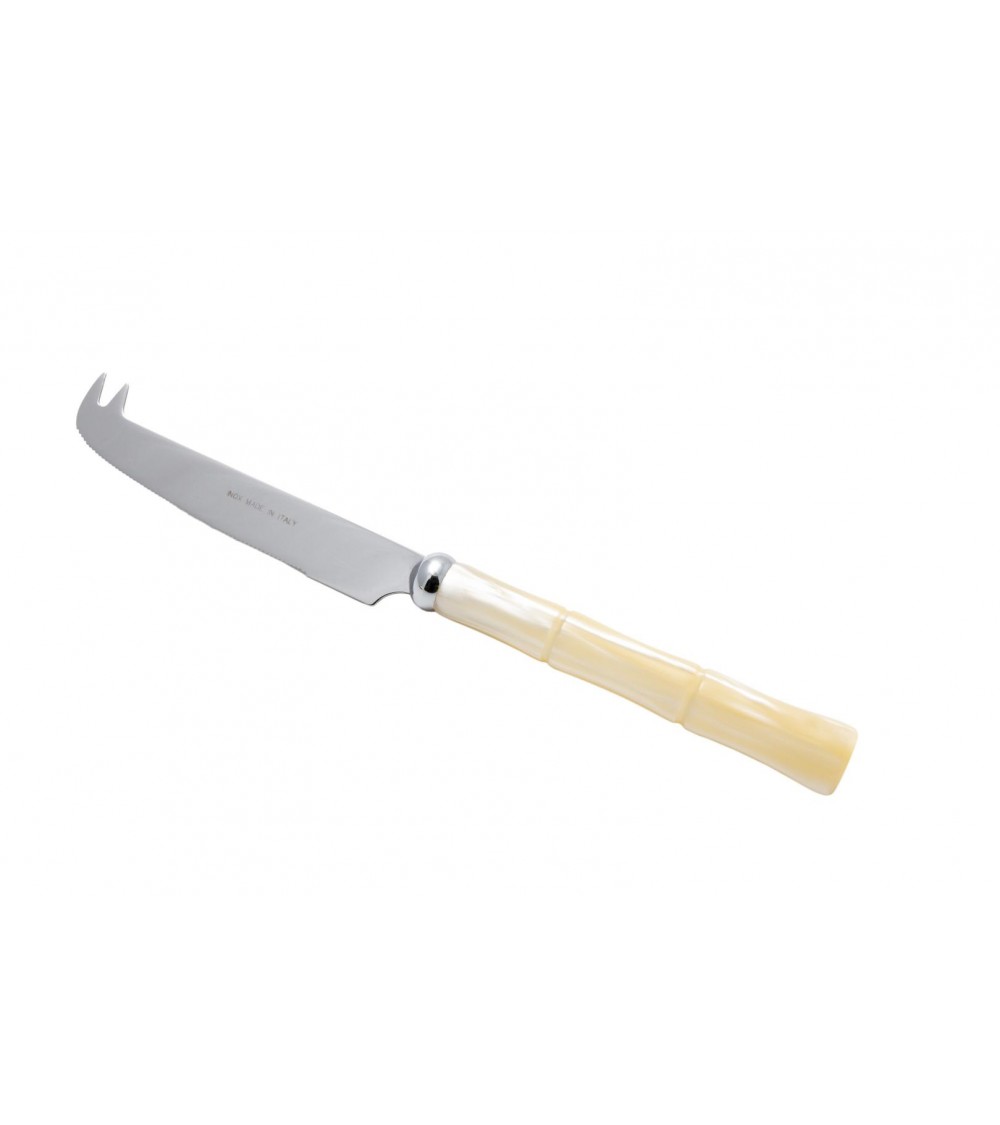 Stainless Steel Cheese Knife - Bamboo - Rivadossi Sandro - ivory