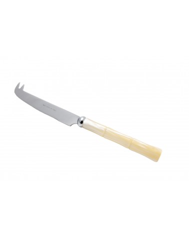 Stainless Steel Cheese Knife - Bamboo - Rivadossi Sandro - ivory