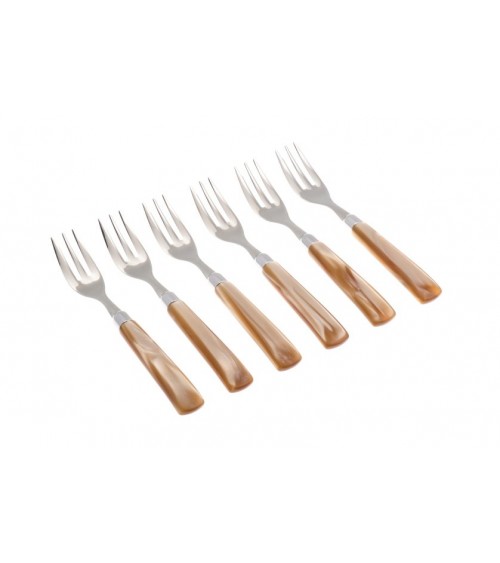 Rivadossi Modern Celebrated: Giada Forks de Dolce Set 6 Pieces -
