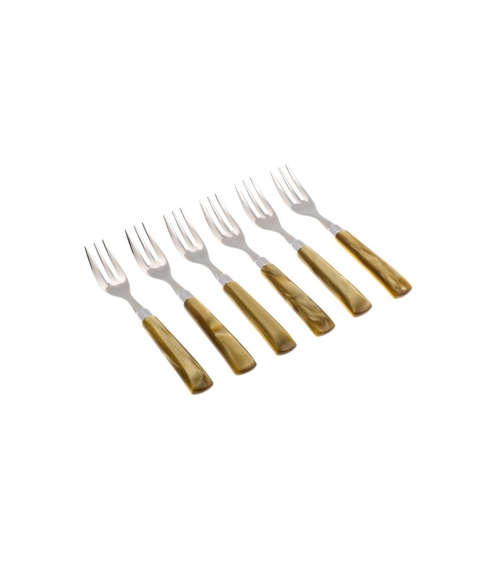 Rivadossi Posate Moderne : Giada Forchette da Dolce Set 6 Pezzi - 