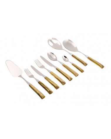 Giada - Posate Colorate Rivadossi - Servizio 75 Pezzi - 