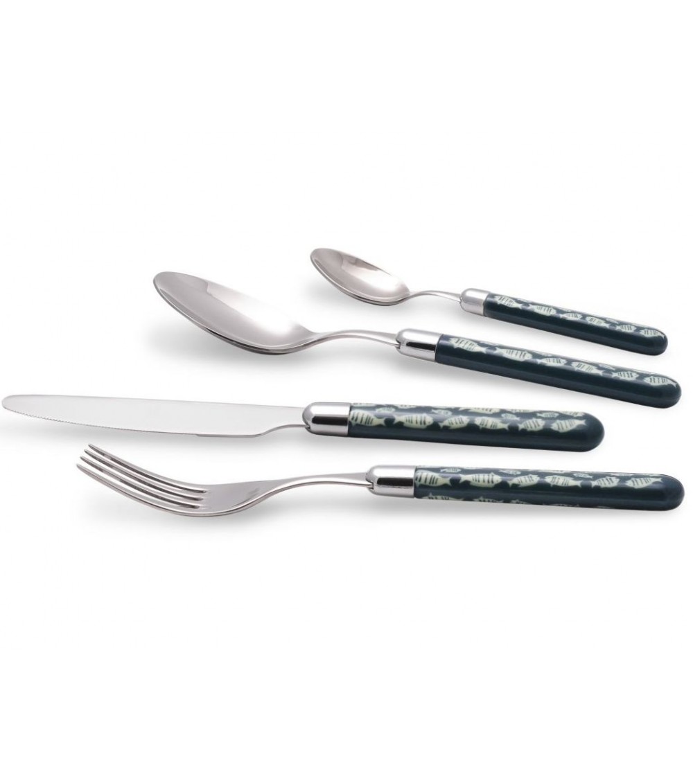 Posate Rivadossi: Collezione Mare - Ariel - 4 Pezzi Posto Tavola - 