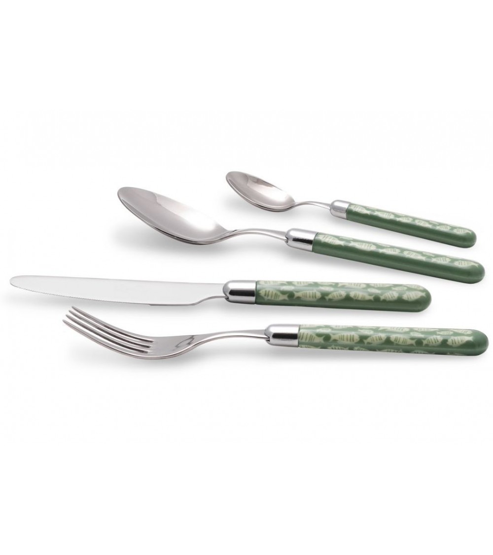 Posate Rivadossi: Collezione Mare - Ariel - 4 Pezzi Posto Tavola - 