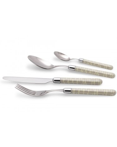Posate Rivadossi: Collezione Mare - Alice - 4 Pezzi Posto Tavola - 