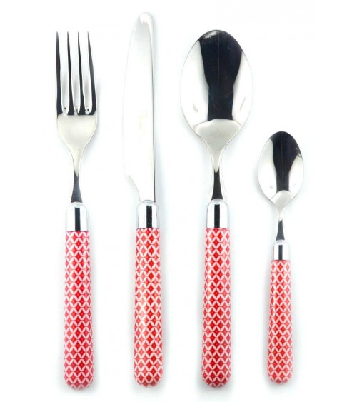 Naif Damasco - Posate Set 4pz Posto Tavola - Rivadossi Sandro - 