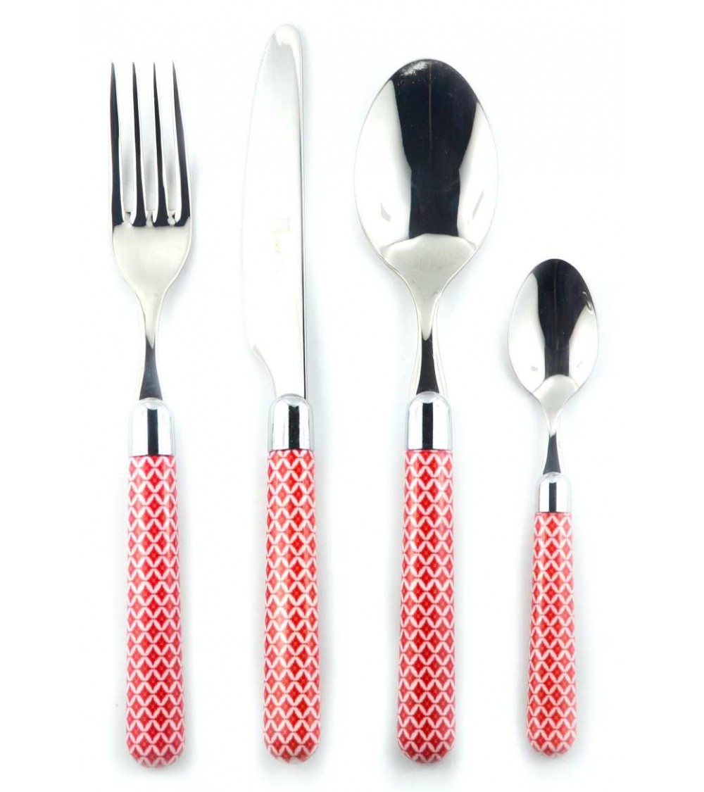 Naif Damasco - Posate Set 4pz Posto Tavola - Rivadossi Sandro - 