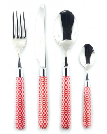Naif Damasco - Posate Set 4pz Posto Tavola - Rivadossi Sandro - 