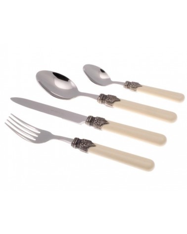 Couverts classiques Rivadossi - Ensemble de 4 couverts de table pour 1 personne -