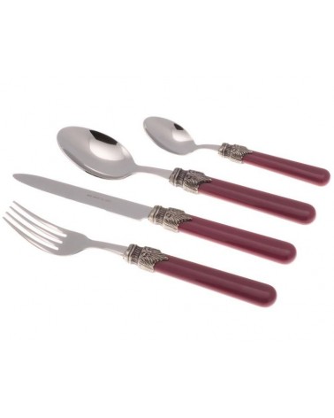 Couverts classiques Rivadossi - Ensemble de 4 couverts de table pour 1 personne -