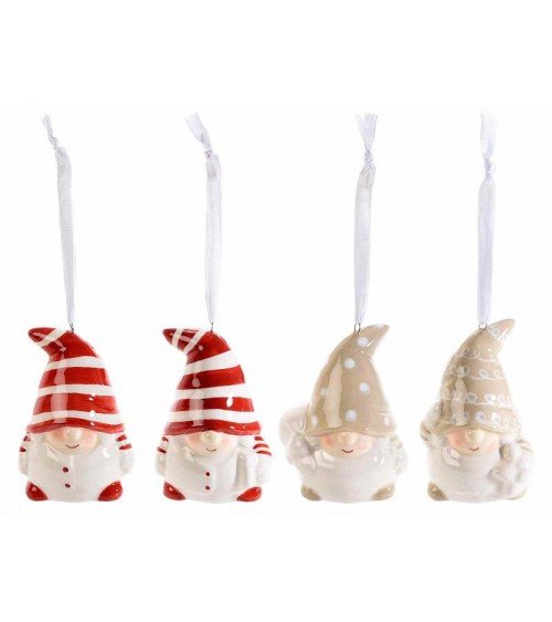 Gnometti in Ceramica Colorata da  Appoggiare - 8 pezzi - 