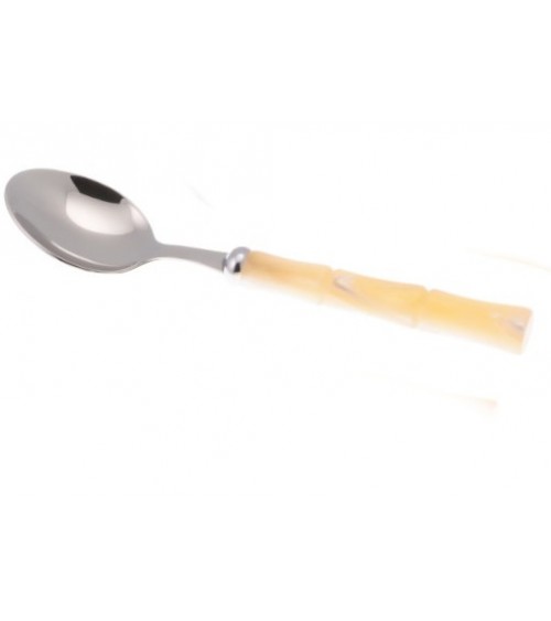 Cucchiaio Frutta Bamboo Set 6 Pezzi - Posate Colorate Rivadossi Sandro - avorio