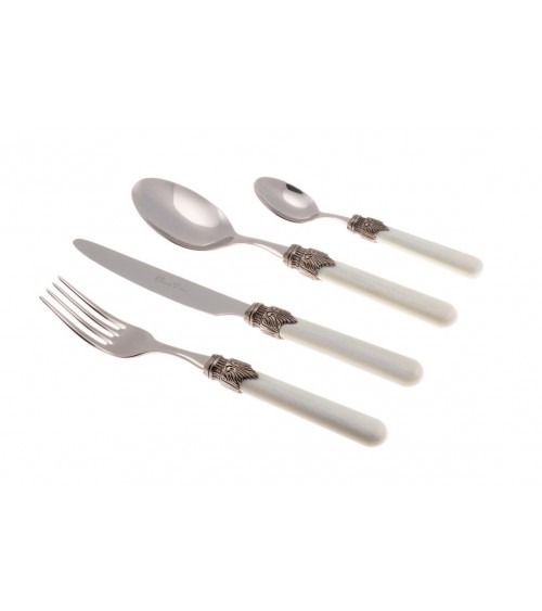 Set 4-tlg. Vintage Table Place - Rivadossi Sandro Farbiges Besteck - 