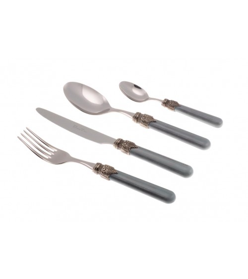 Set 4 Pz Posto Tavola Vintage - Posate Colorate Rivadossi Sandro - 