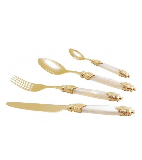 Couverts Pvd Or 24pcs Arianna Or - Rivadossi Sandro - 