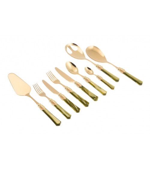 Goldenes Besteckset - Vittoria Oro 75-teilig - Rivadossi Sandro -