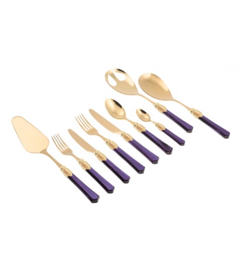 Golden Cutlery Set - Vittoria Oro 75 pieces - Rivadossi Sandro -  - 