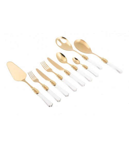 Golden Cutlery Set - Vittoria Oro 75 pieces - Rivadossi Sandro -  - 