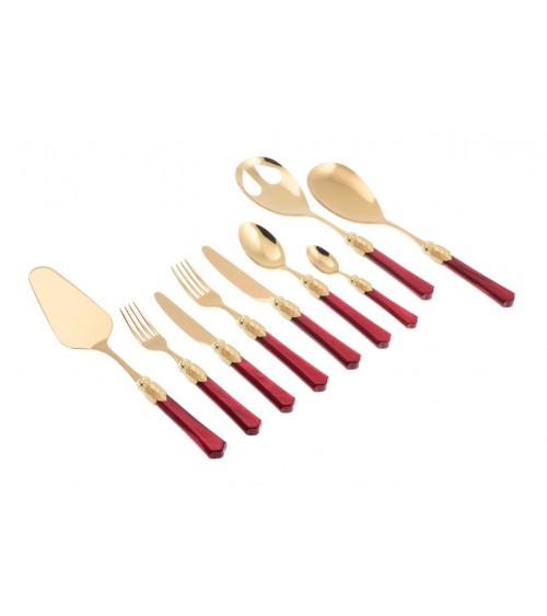 Servizio di Posate Dorate - Vittoria Oro 75pz - Rivadossi Sandro - 
