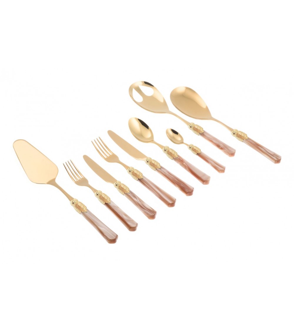 Goldenes Besteckset - Vittoria Oro 75-teilig - Rivadossi Sandro -