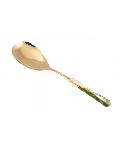 Couverts Dorés - Cuillère à Riz Vittoria Oro - Rivadossi Sandro - 
