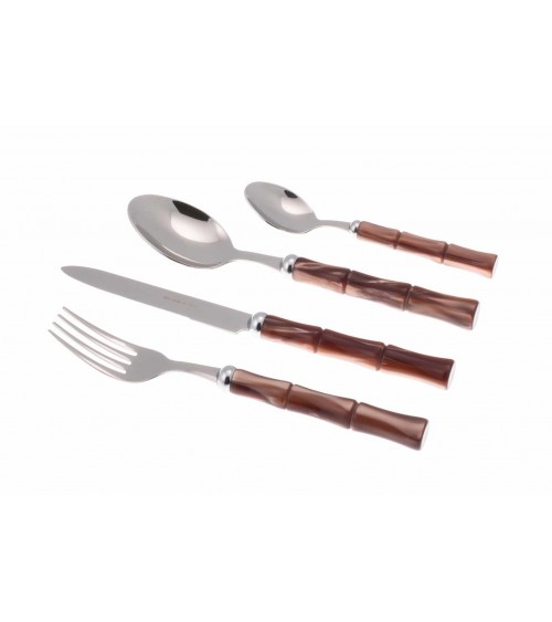 Set 4-teilig Bambusbesteck Rivadossi Sandro Tischgedeck -
