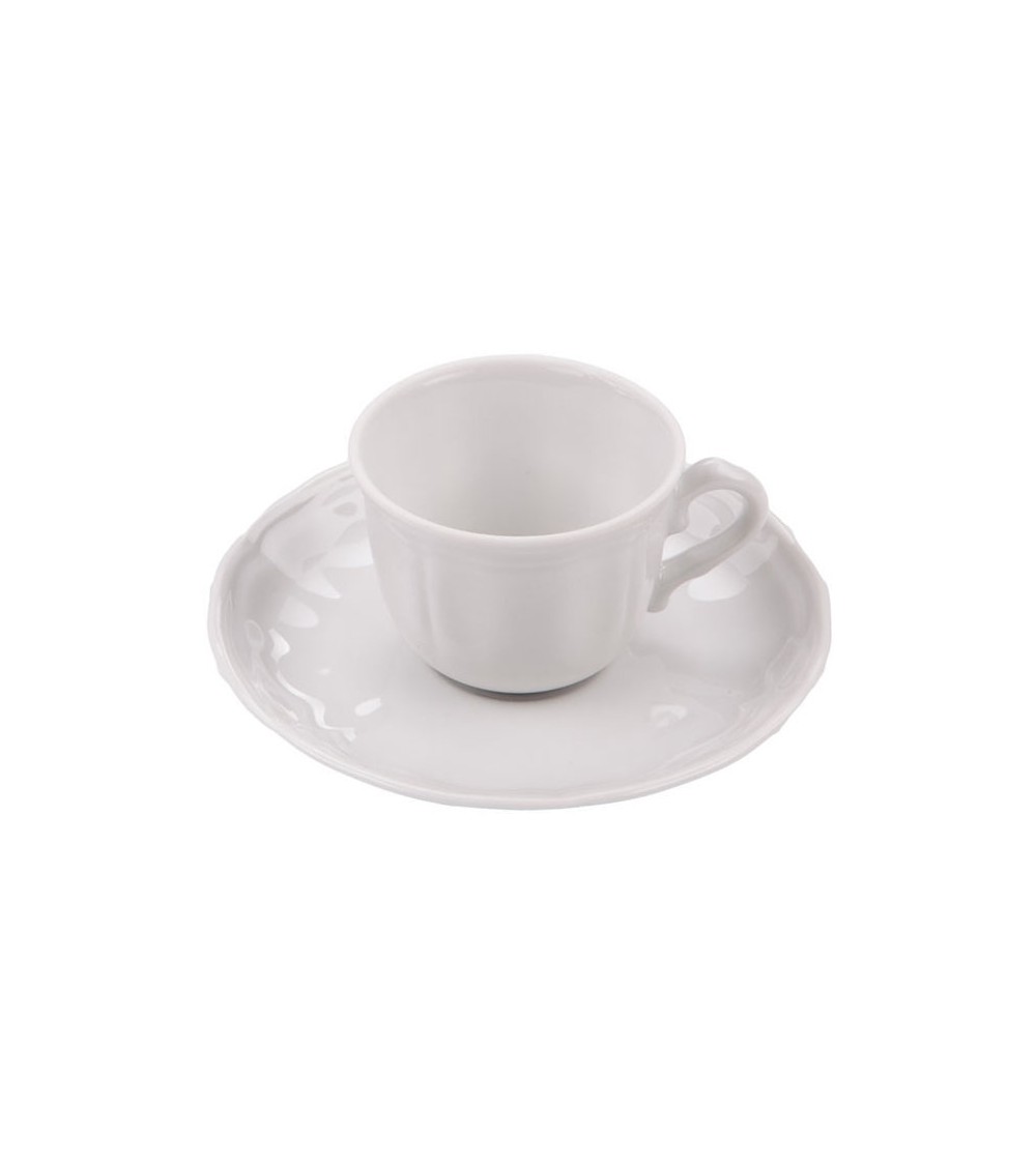 Alba Porcelain Coffee Cups with Saucer - 6 Pieces -  - 