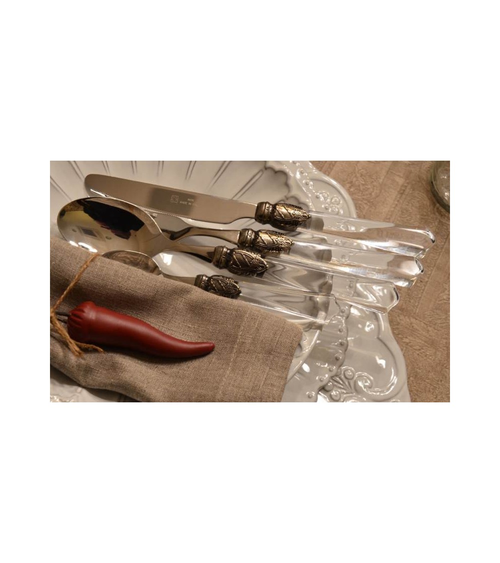Vittoria Posate Rivadossi 75pz Trasparente - 