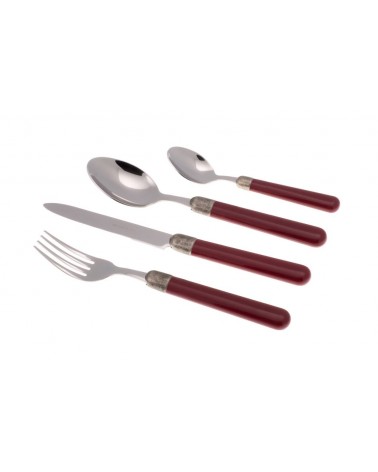 Osteria - Set 24-tlg. Besteck Rivadossi Farbiger Griff - 