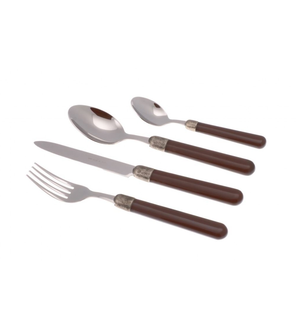 Osteria - Set 24-tlg. Besteck Rivadossi Farbiger Griff - 