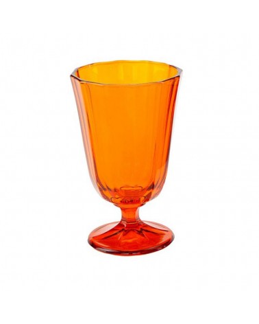 Water Goblet Ana in Colored Glass - 6 Pieces -  - 