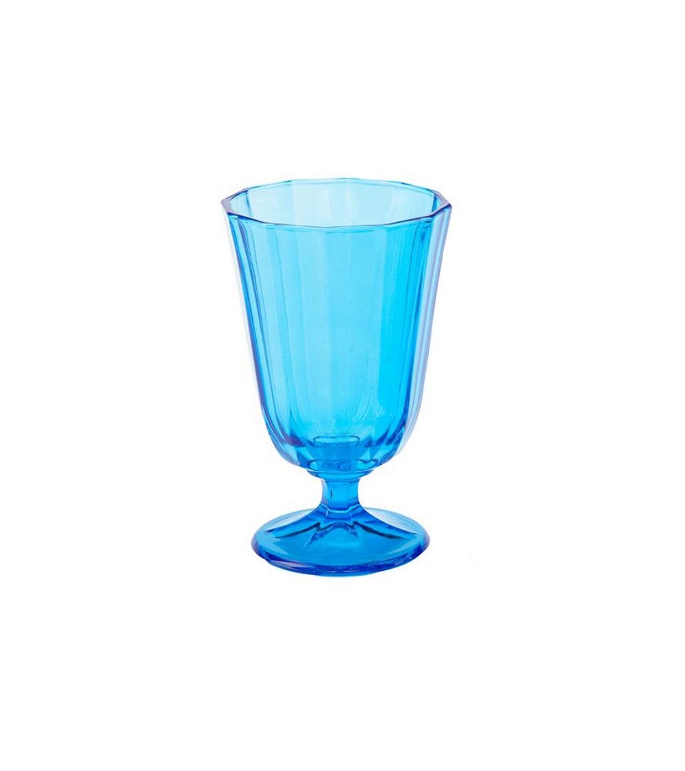 Water Goblet Ana in Colored Glass - 6 Pieces -  - 