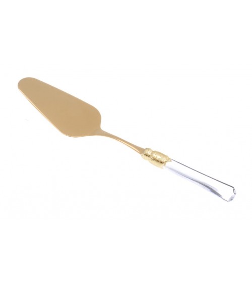 Golden Cake Shovel - Vittoria Oro Pvd - Italian Flatware -  - 