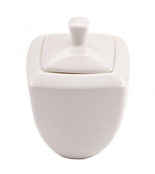 Zuccheriera Asian Square in Porcellana New Bone China Avorio - 
