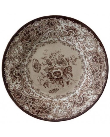 Old England Round Tray in Porcelain -  - 