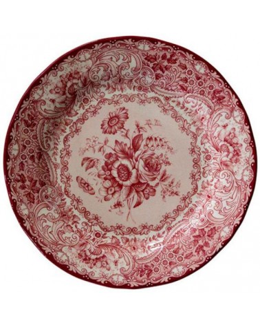 Old England Round Tray in Porcelain -  - 
