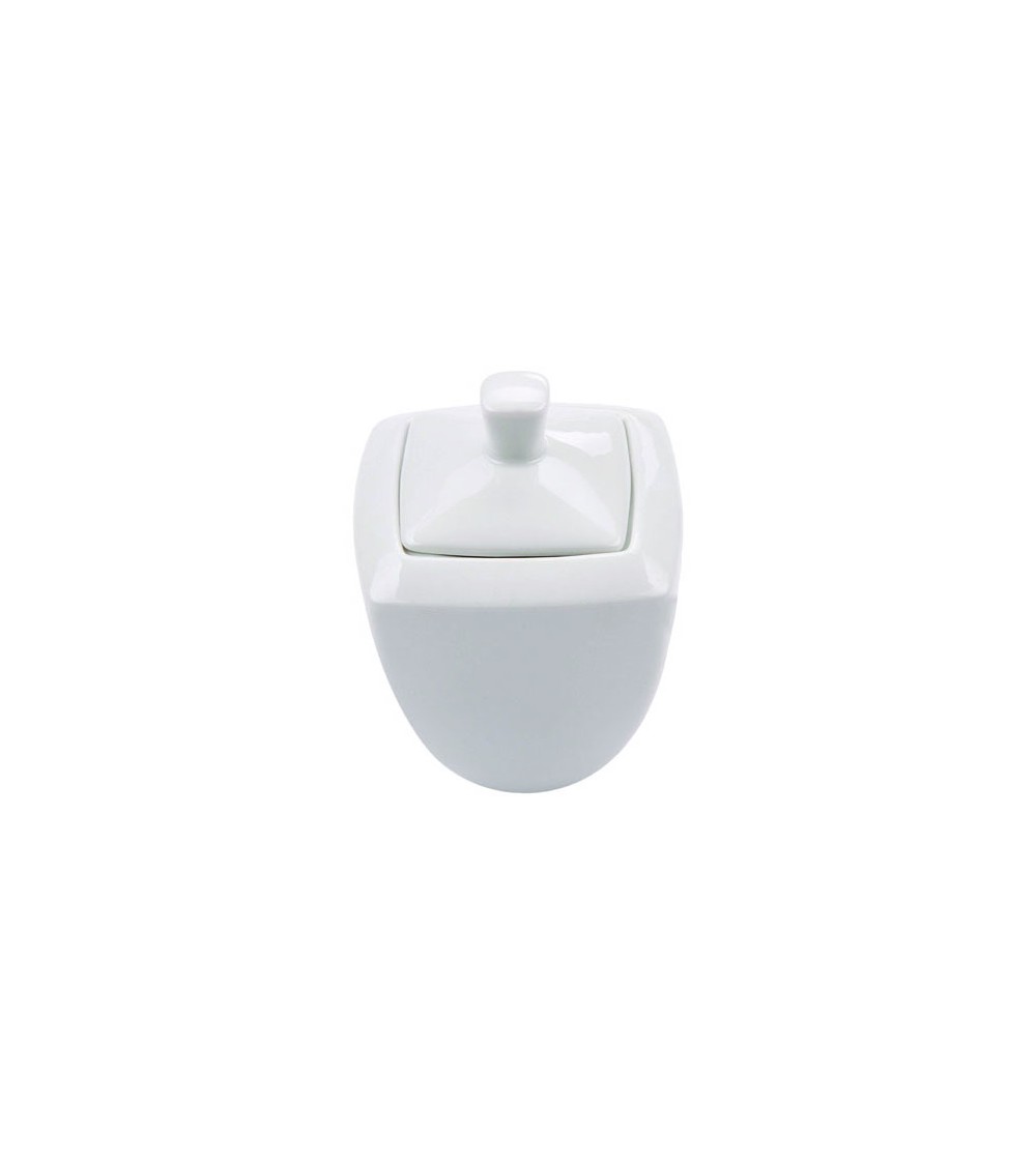 Carrè Sugar Bowl in White Porcelain -  - 