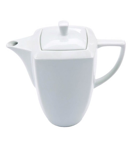 Cafetière Carrè en Porcelaine Blanche - 
