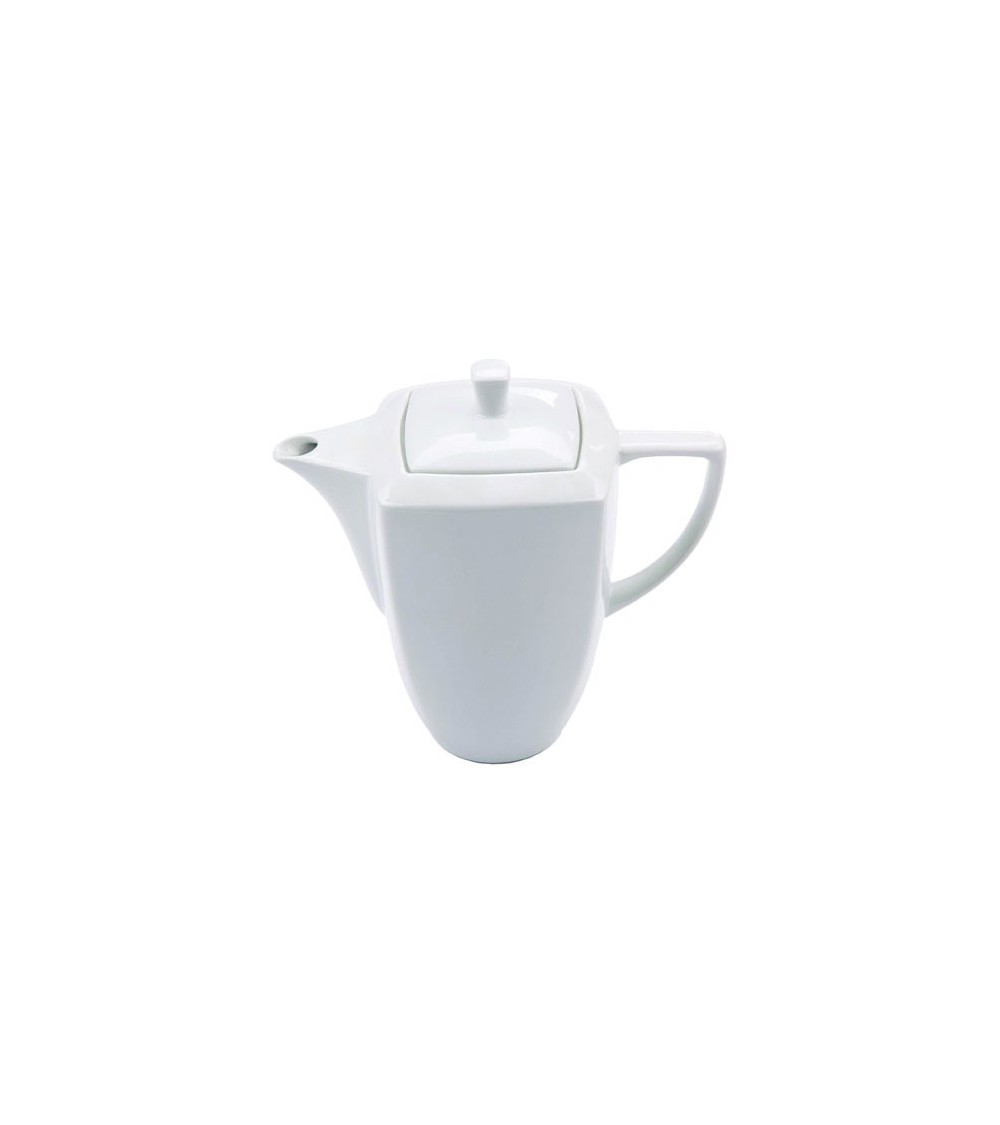 Carrè Coffee Pot in White Porcelain -  - 