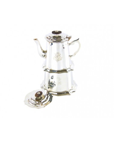 Caffettierina con Zuccheriera in Argento Sheffield - Royal Family - 