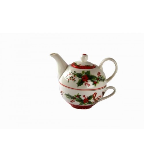 "Jingle Bells" Keramik-Teekanne - Royal Family - 