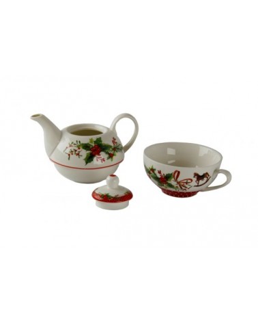 Teiera in Ceramica "Jingle Bells" - Royal Family - 