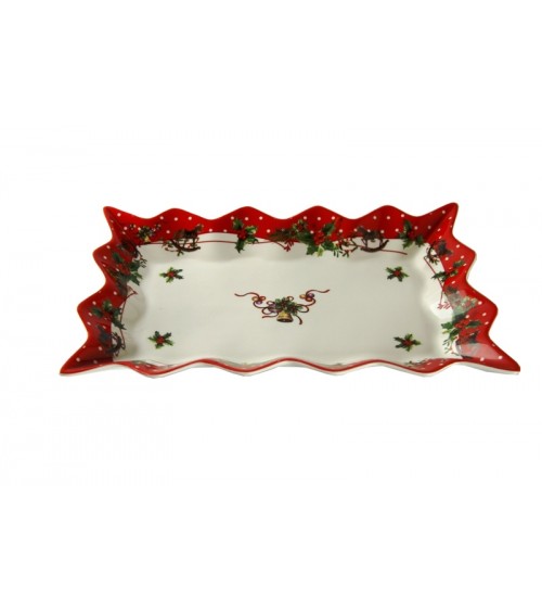 Keramikaufsatz mit Wellenschliff "Jingle Bells" - Royal Family - 